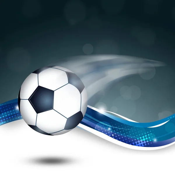 Aktiv Sport Bakgrund Med Fotboll Fotboll — Stockfoto