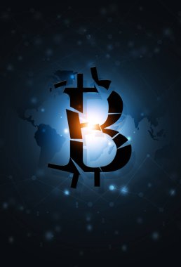 bitcoin başarısız iş mavi kavramı web dünya Döviz Alım geçmişi