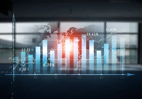 金融市場の背景 — ストック写真