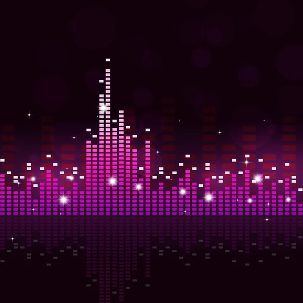 Sound Equalizer Musik Hintergrund — Stockfoto