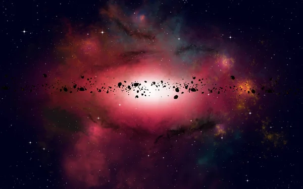 Imaginary Deep Space Nebula — Stock Photo, Image