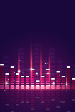 el ilanları ve gece kulübü etkinlikleri için parti retro müzik arka planı