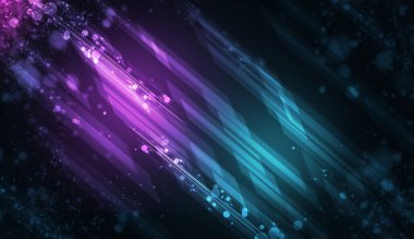 Renkli synthpop 80 'ler soyut müzik neon disko retro afişi