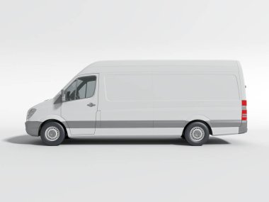 Van yerleşimi tasarım 3d çizim için Düzen