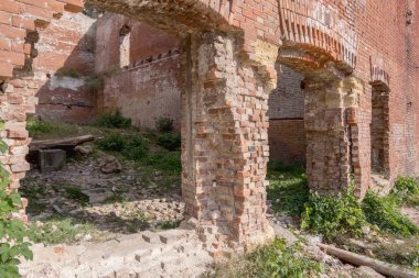 Rostov-on-Don kenti yakınlarındaki dolgu harabelerde Antik tuğla
