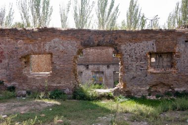 Rostov-on-Don kenti yakınlarındaki dolgu harabelerde Antik tuğla