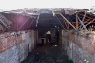 Rostov-on-Don kenti yakınlarındaki dolgu harabelerde Antik tuğla