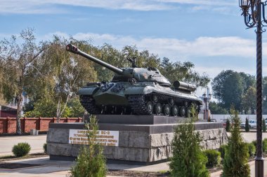 10-05-2017 Anıtı Şehir, Armavir içinde Krasnodar bölgesi, Rusya, ayarla Büyük Vatanseverlik Savaşı zaferle onuruna fotoğrafı