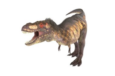 açıları 3d resimde büyük tyrannosaurus kümesi