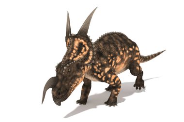 açıları 3d resimde güzel einiosaurus serisi