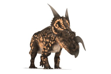 açıları 3d resimde güzel einiosaurus serisi