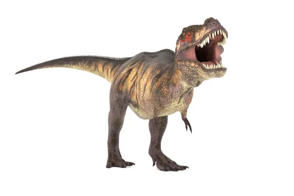 Açıları Resimde Büyük Tyrannosaurus Kümesi — Stok fotoğraf