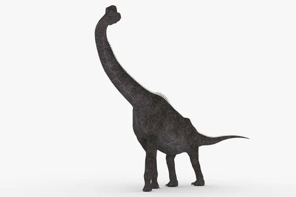 Dark Brachiosaurus Sadu Úhlů Ilustrace — Stock fotografie