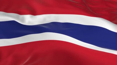 rüzgarda sallayarak bayrak ilmekledi bir arka plan olarak Tayland