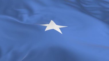 rüzgarda sallayarak bayrak Somali arka plan olarak ilmekledi