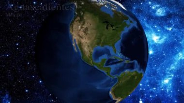 uzaydan yakınlaştırmak ve Aguascalientes Meksika üzerinde odak