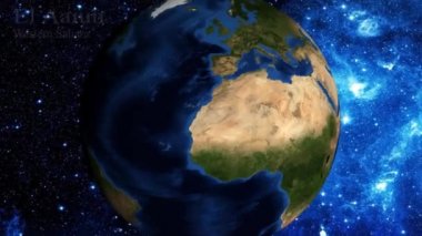 uzaydan yakınlaştırmak ve Western Sahara: Laayoune üzerinde odak