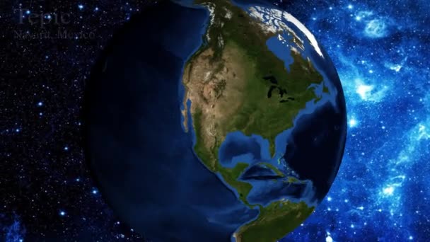 Uzaydan Yakınlaştırmak Nayarit Tepic Meksika Üzerinde Odak — Stok video