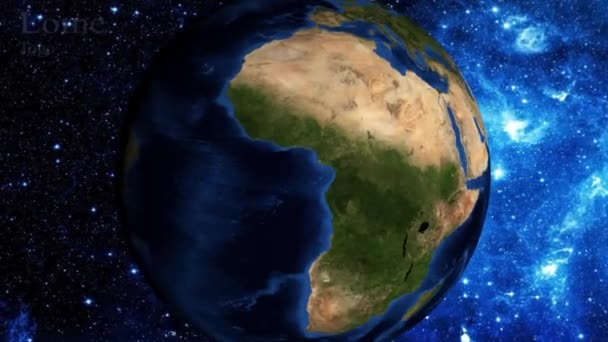 Ampliar Partir Espaço Concentrar Togo Lome — Vídeo de Stock