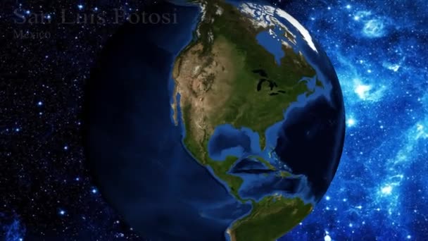 Масштабирование Космоса Сосредоточение Сан Луис Потоси Мексика — стоковое видео