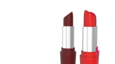 Alfa kanalı saydamlık ile dönen üç Rujlar