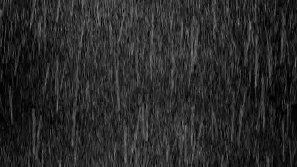 Прозрачность Альфа Канала Красивый Мистический Дождь — стоковое видео