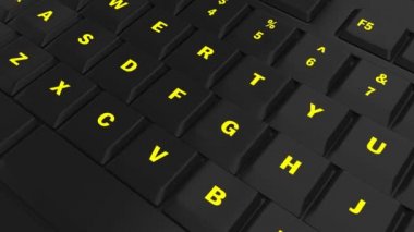 onun acil anda sarı parlak geliştirme düğme kamera anında siyah klavye ve odak üzerinde