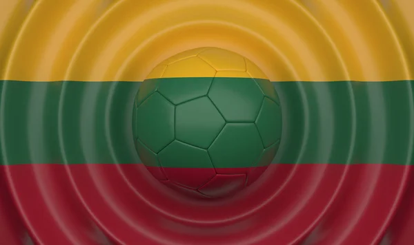 Kompozisyon Bir Bayrak Çizim Şeklinde Tamamlayan Litvanya Dalgalı Bir Arka — Stok fotoğraf