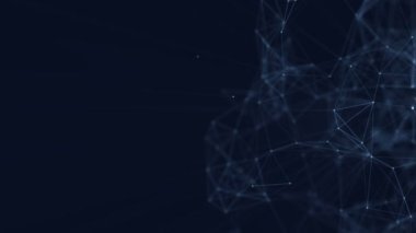 İnternet ve ağlar soyut animasyonlu arka plan 3d animasyon