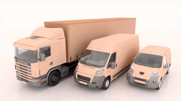 international shipping and delivery of goods, 3d illustration