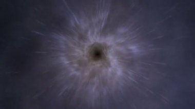 Uzay portalı biçiminde soyut canlandırılmış arkaplan, canlandırma