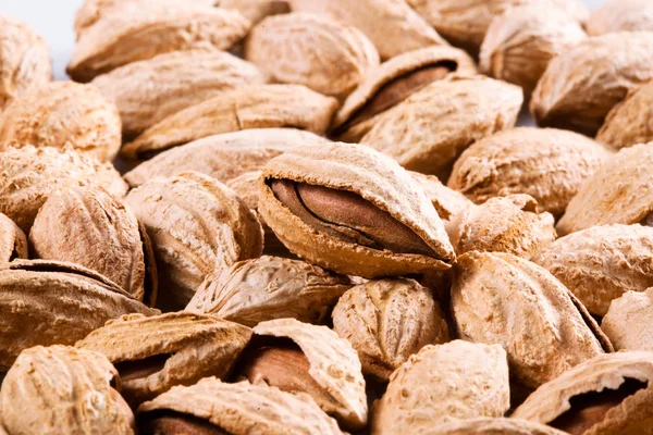 Latar belakang almond — Stok Foto