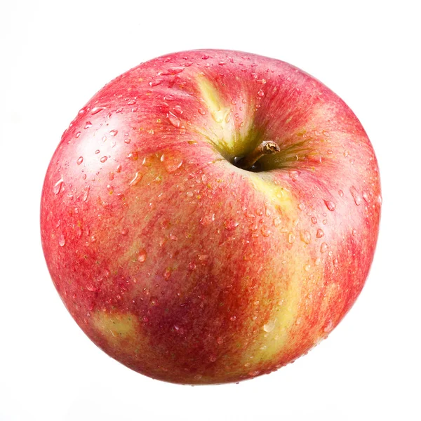 Pommes Rouges Isolées Sur Blanc — Photo