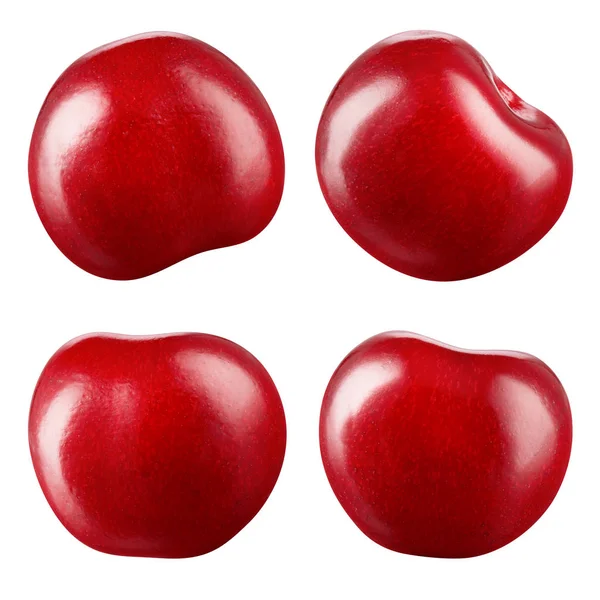 Cherry isolated on white background. Collection. With clipping p — Stock Photo, Image
