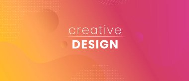 Vektör illüstrasyon pankartı soyut arkaplan