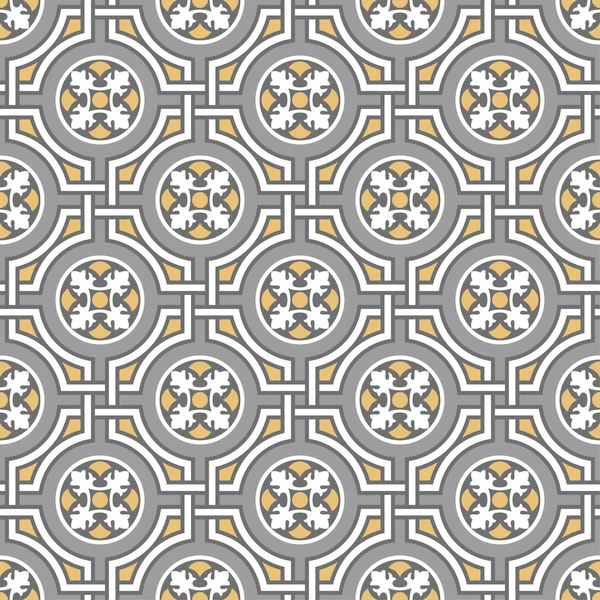 Arka plan, fayans ve Tekstil için dekoratif desen. Modüler parçalardan monte edilir. Vektör. Sorunsuz.