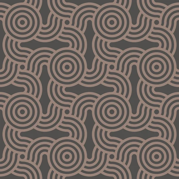 Arka plan, fayans ve Tekstil için dekoratif desen. Modüler parçalardan monte edilir. Vektör. Sorunsuz.