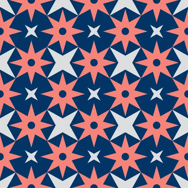 Arka plan, fayans ve Tekstil için dekoratif desen. Modüler parçalardan monte edilir. Vektör. Sorunsuz.