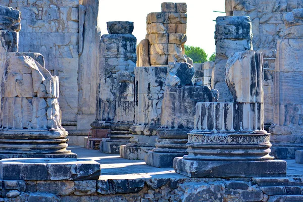 Antik Yunan Apollon Tapınağı, bir müze, arkeolojik kazılar kalıntıları
