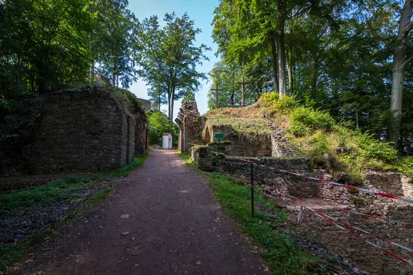 Hrad Potštejn České Republice — Stock fotografie