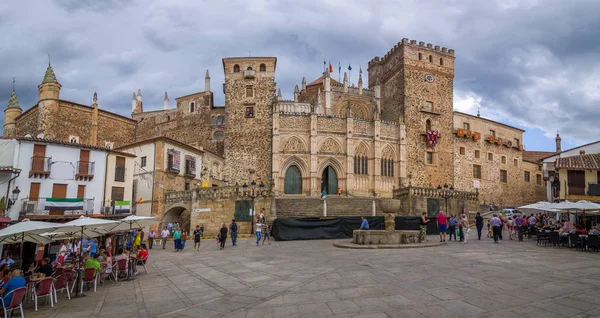 Königliches Kloster Santa Maria Guadalupe Provinz Caceres Spanien — Stockfoto