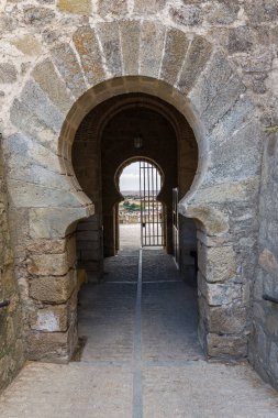 İspanya'nın Extremadura eyaletinde ki Trujillo ortaçağ kasabası