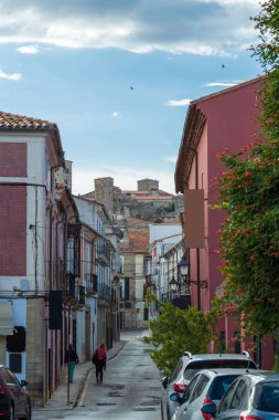 İspanya'nın Extremadura eyaletinde ki Trujillo ortaçağ kasabası