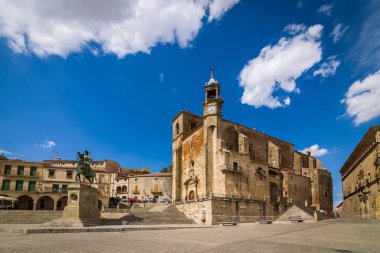 İspanya'nın Extremadura eyaletinde ki Trujillo ortaçağ kasabası