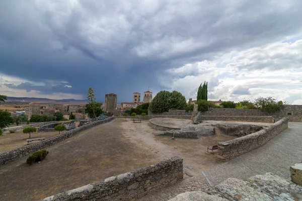 Spanya Nın Extremadura Eyaletinde Trujillo Ortaçağ Kasabası — Stok fotoğraf