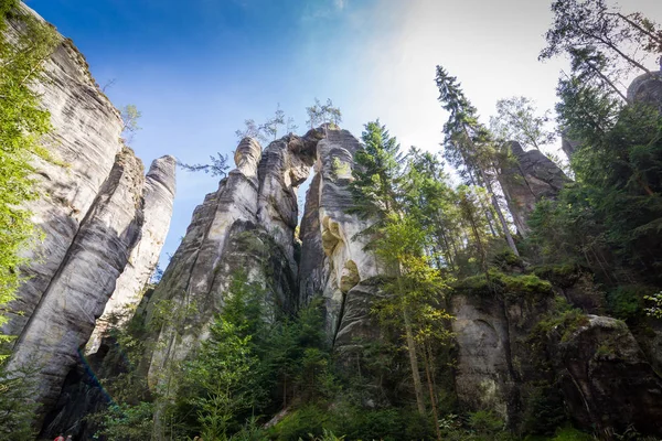 Çek Cumhuriyeti Adrspach Rock Town — Stok fotoğraf