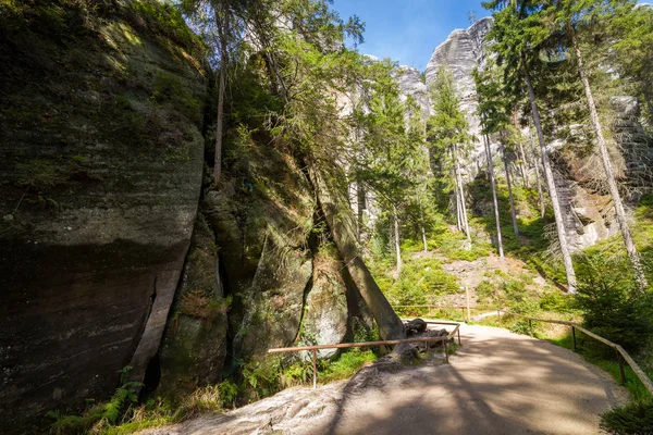 Çek Cumhuriyeti Adrspach Rock Town — Stok fotoğraf