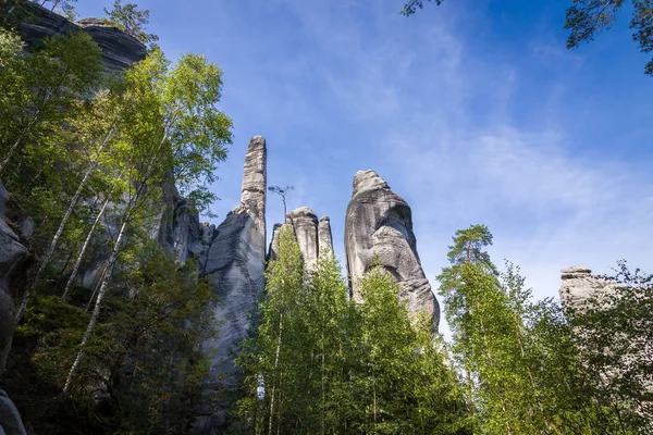 Çek Cumhuriyeti Adrspach Rock Town — Stok fotoğraf