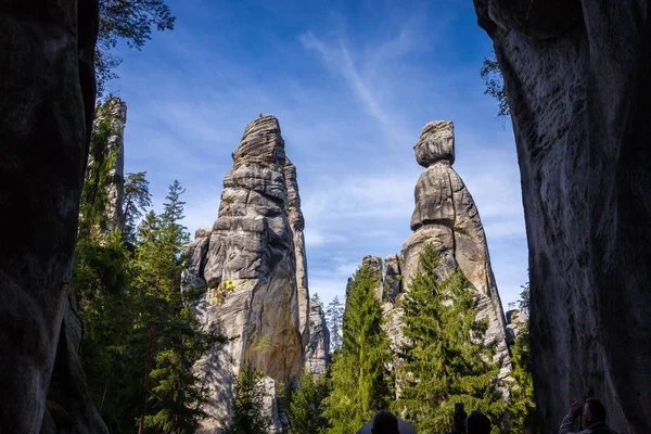 Çek Cumhuriyeti Adrspach Rock Town — Stok fotoğraf