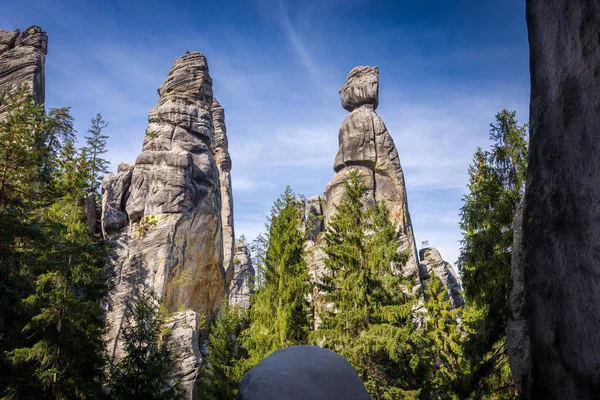 Çek Cumhuriyeti Adrspach Rock Town — Stok fotoğraf